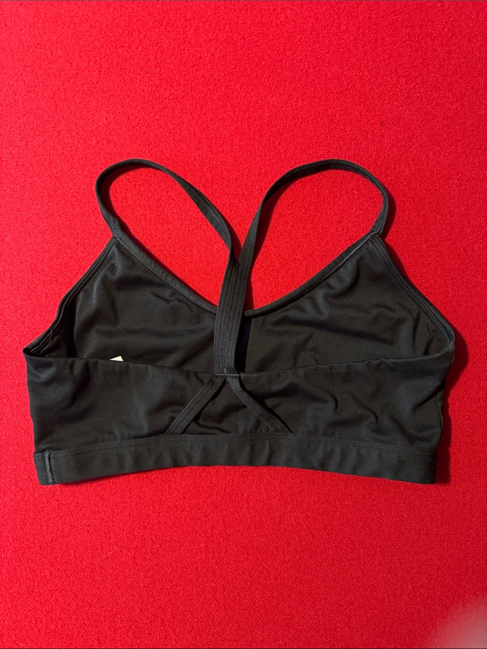 Gymshark Black Strappy V-Back Sports Bra - Picture 2 of 3